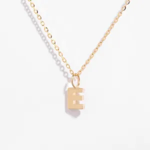 - E - Necklace | 9ct Gold
