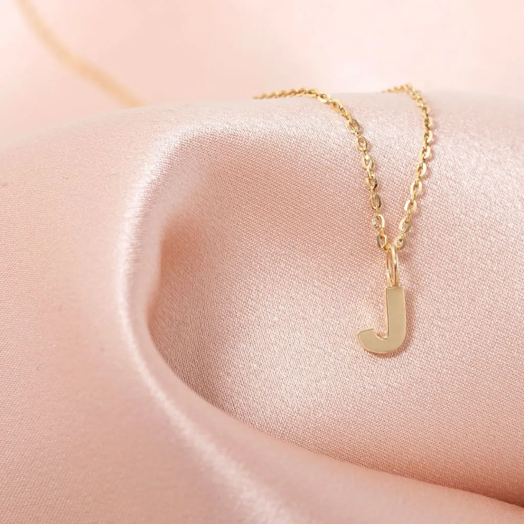 - J - Necklace | 9ct Gold