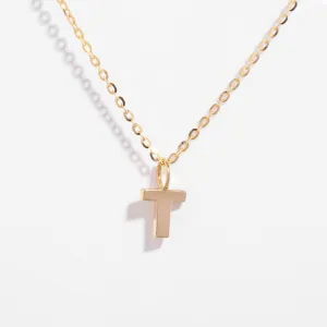 - T - Necklace | 9ct Gold