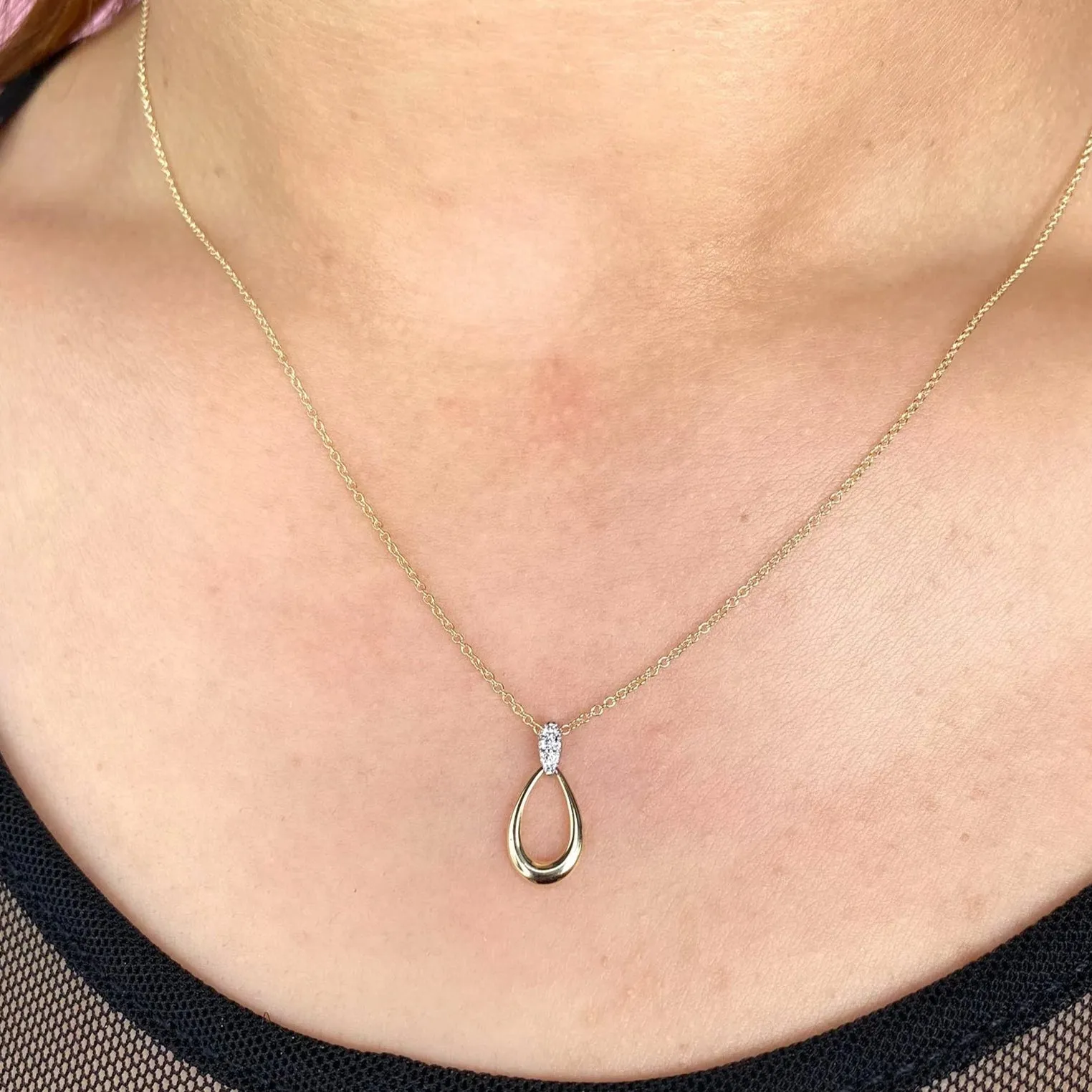 0.03ctw Diamond Necklace