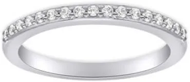 0.40 ct Ladies Round Cut Diamond Wedding Band Ring in Platinum