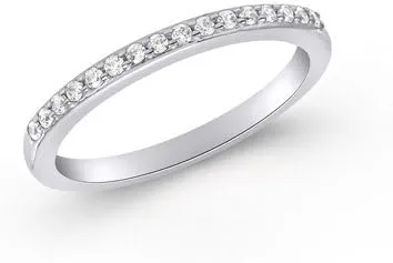0.40 ct Ladies Round Cut Diamond Wedding Band Ring in Platinum