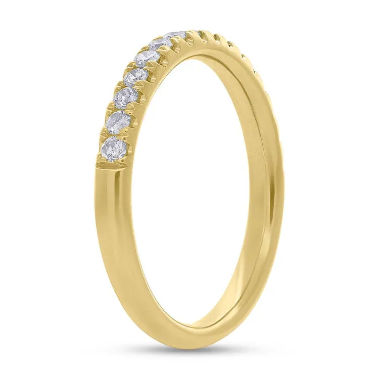 0.40ct 14k Yellow Gold Diamond Lady's Band