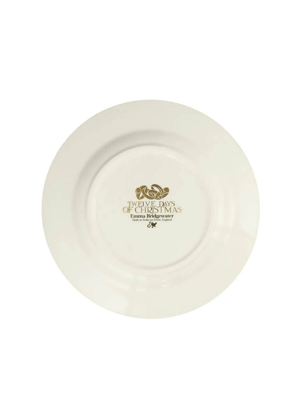 12 Days Of Christmas Five Gold Rings 8 1/2 Inch Plate - Club Exclusive
