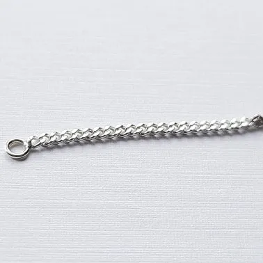 2mm Bold Silver Nose Chain