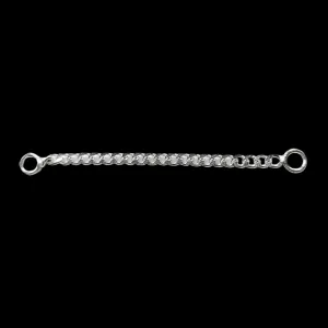 2mm Bold Silver Nose Chain