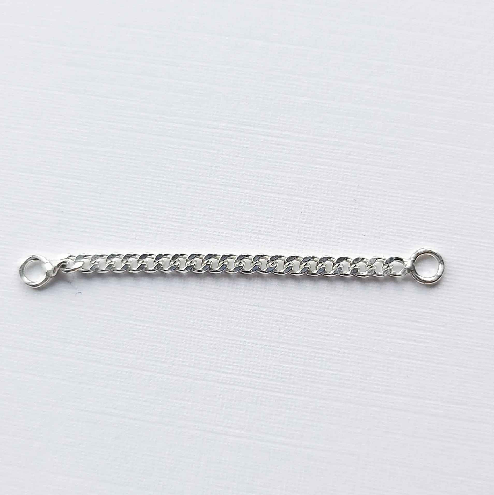 2mm Bold Silver Nose Chain