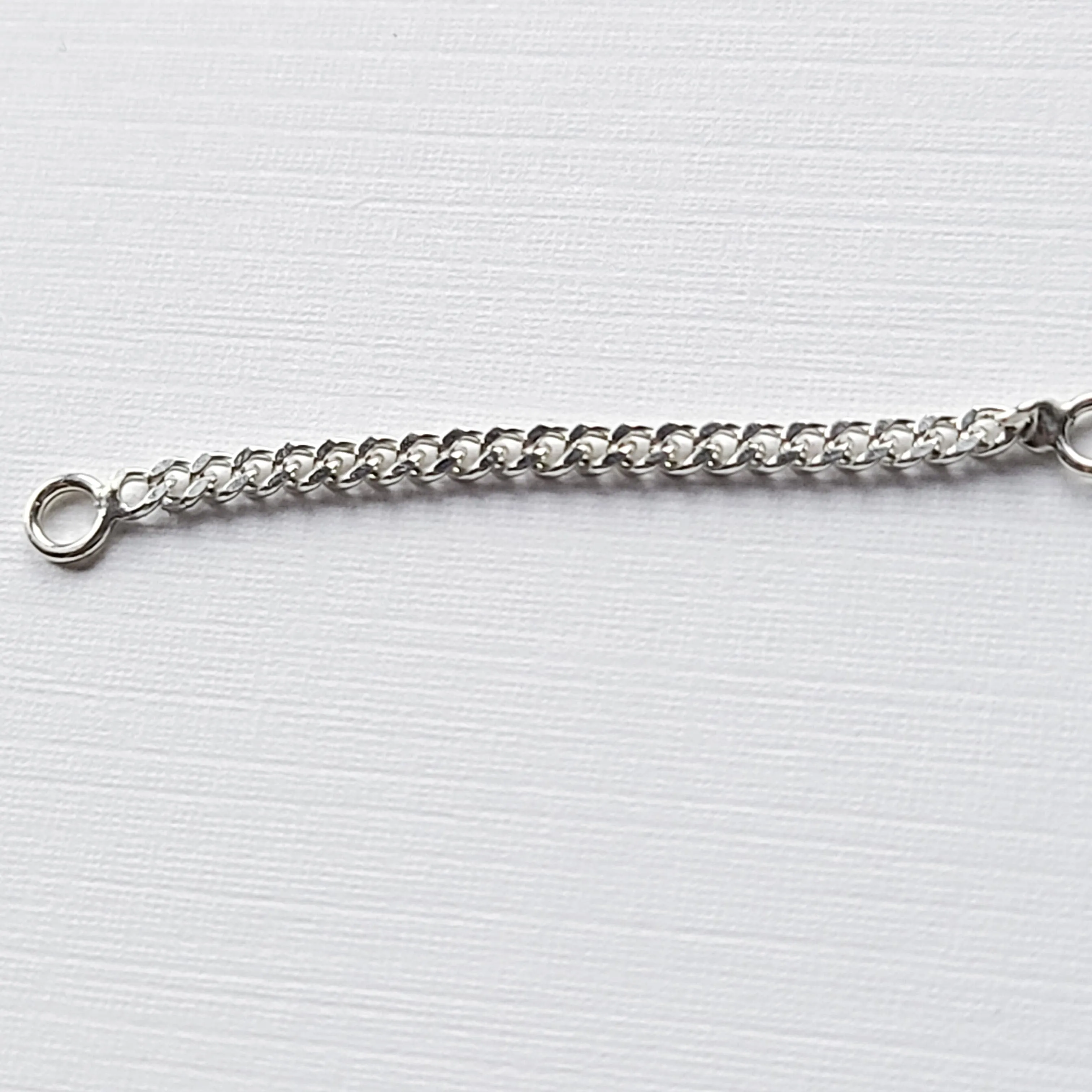 2mm Bold Silver Nose Chain