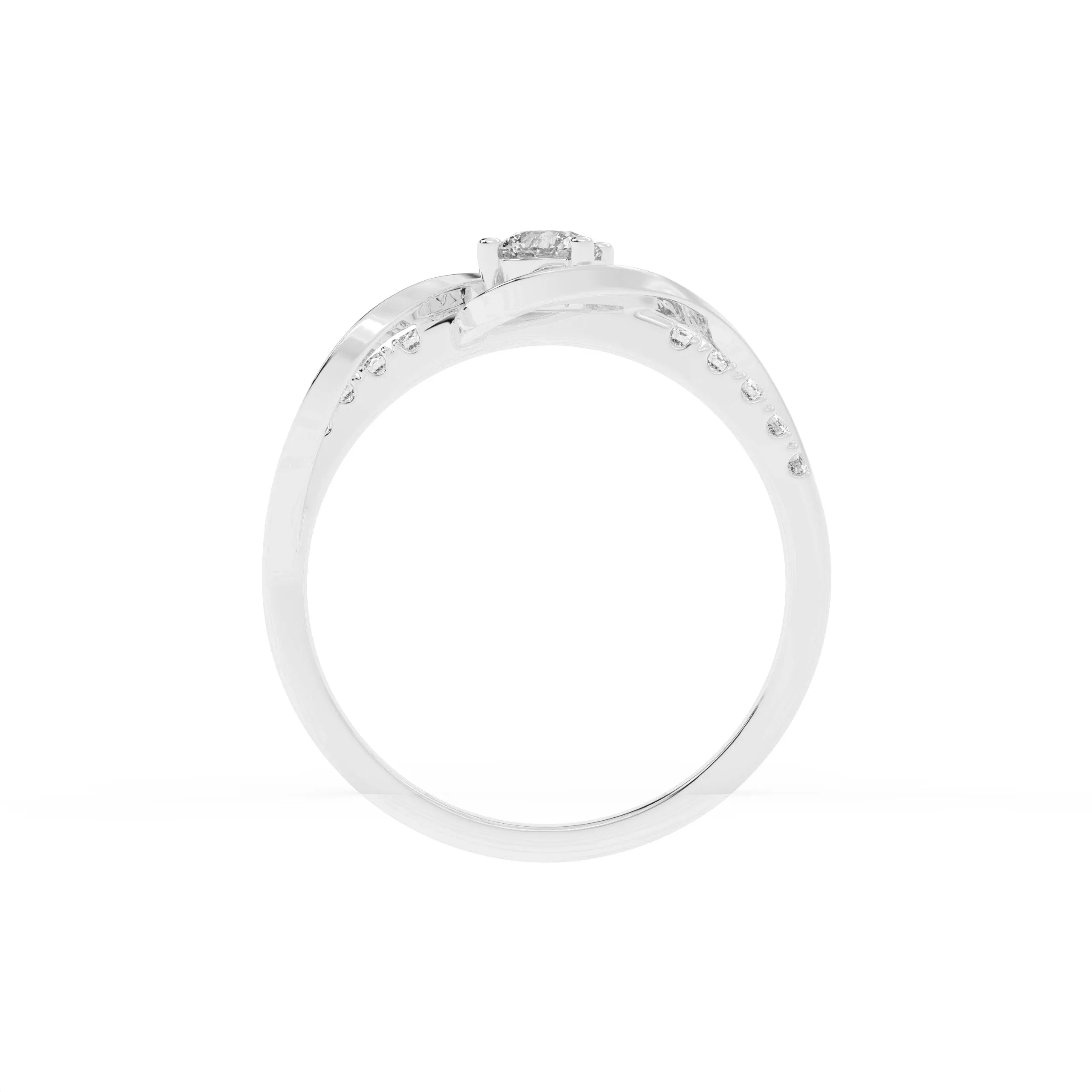 30 Cents Eternal Star Diamond Gold Ring