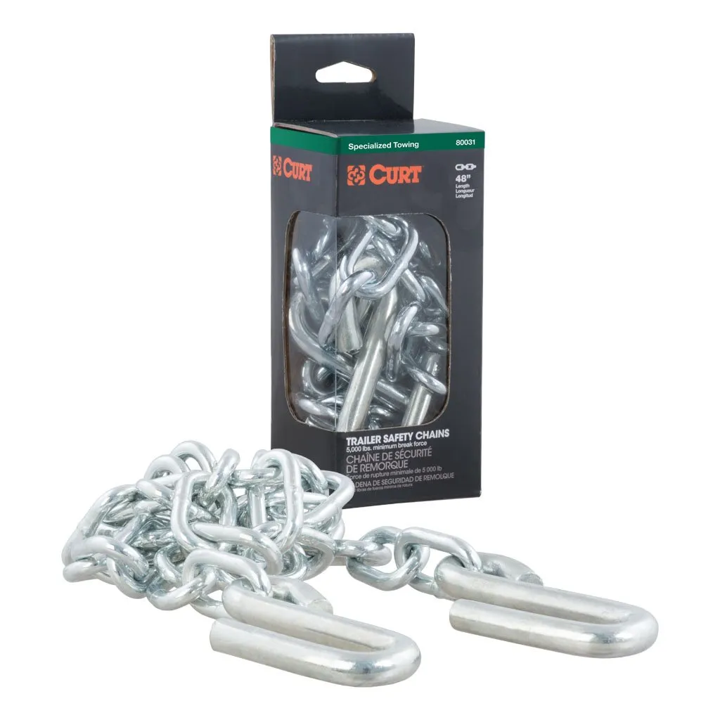 48 Inch Safety Chain With 2 S-Hooks