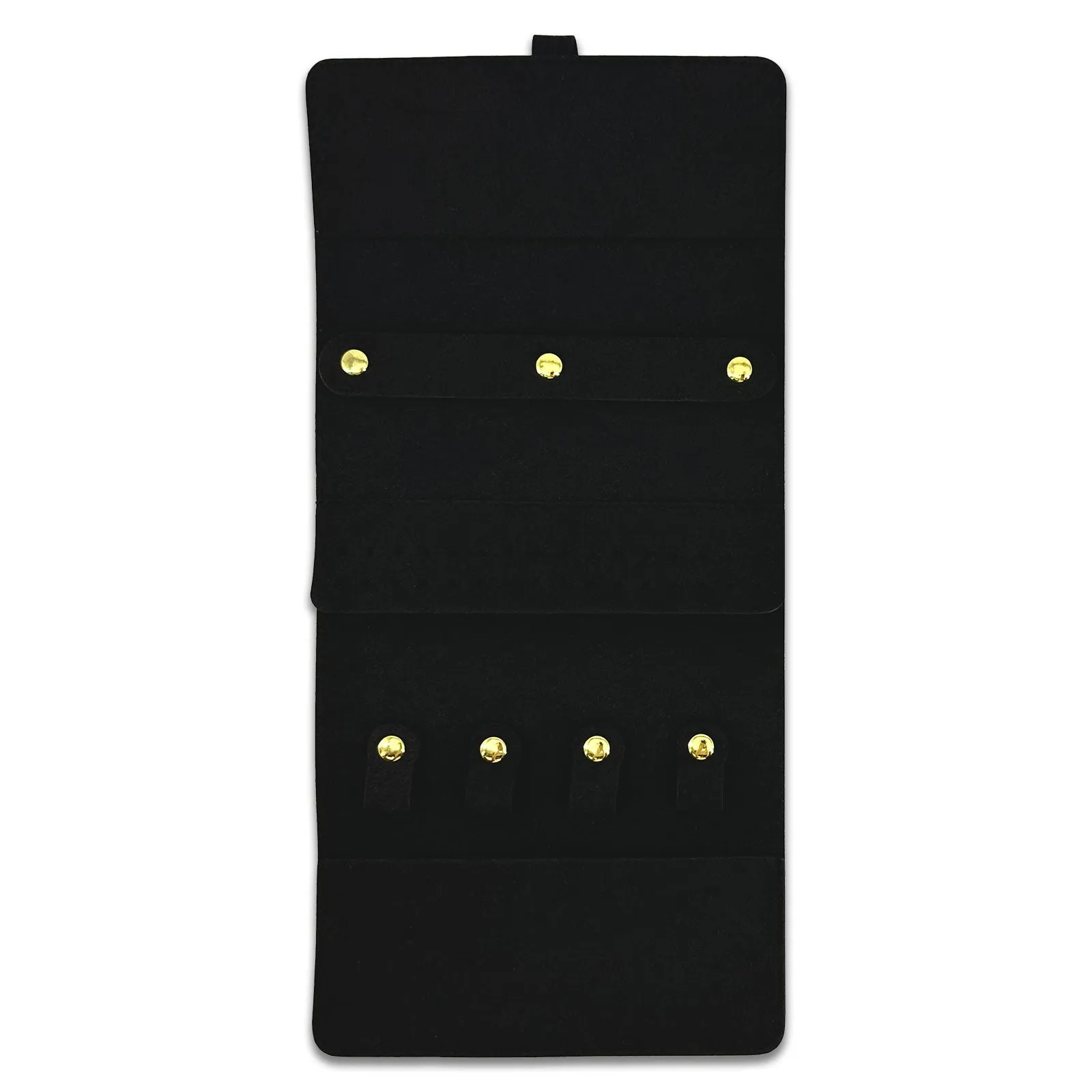 7" x 15" Microfiber Combination Storage Jewelry Roll