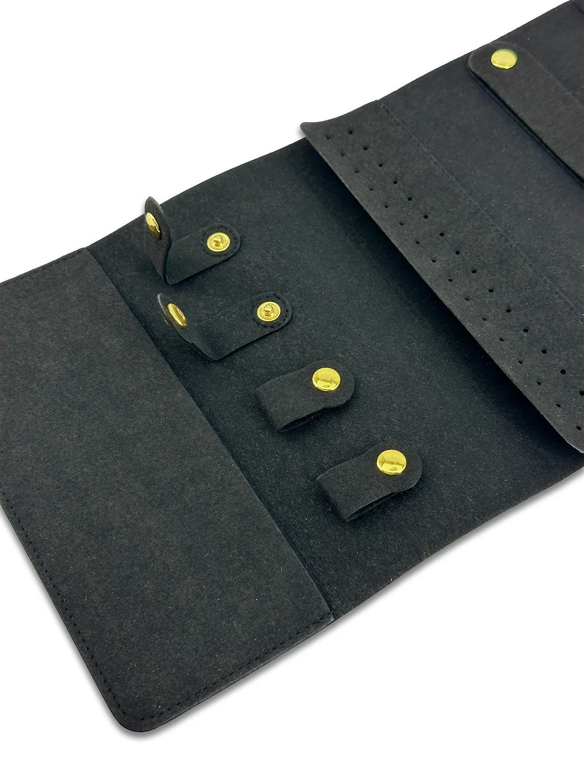 7" x 15" Microfiber Combination Storage Jewelry Roll