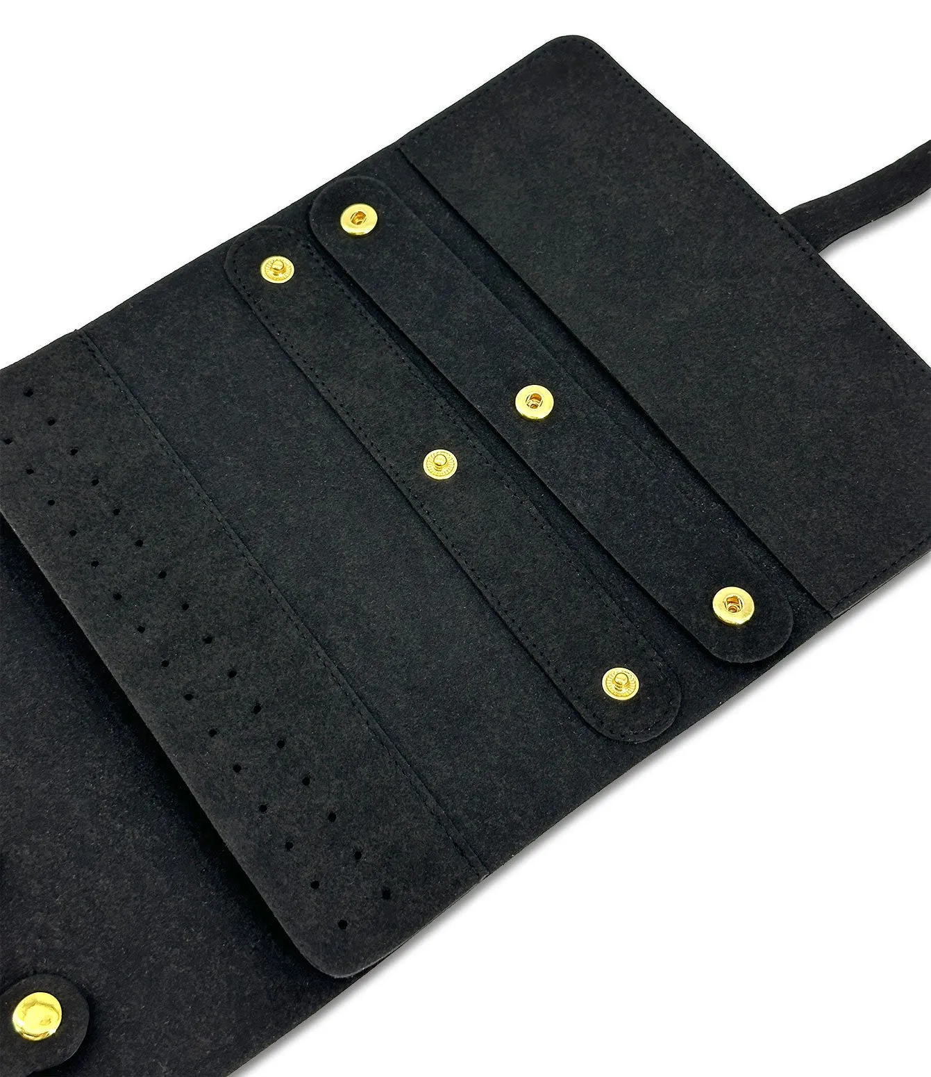 7" x 15" Microfiber Combination Storage Jewelry Roll