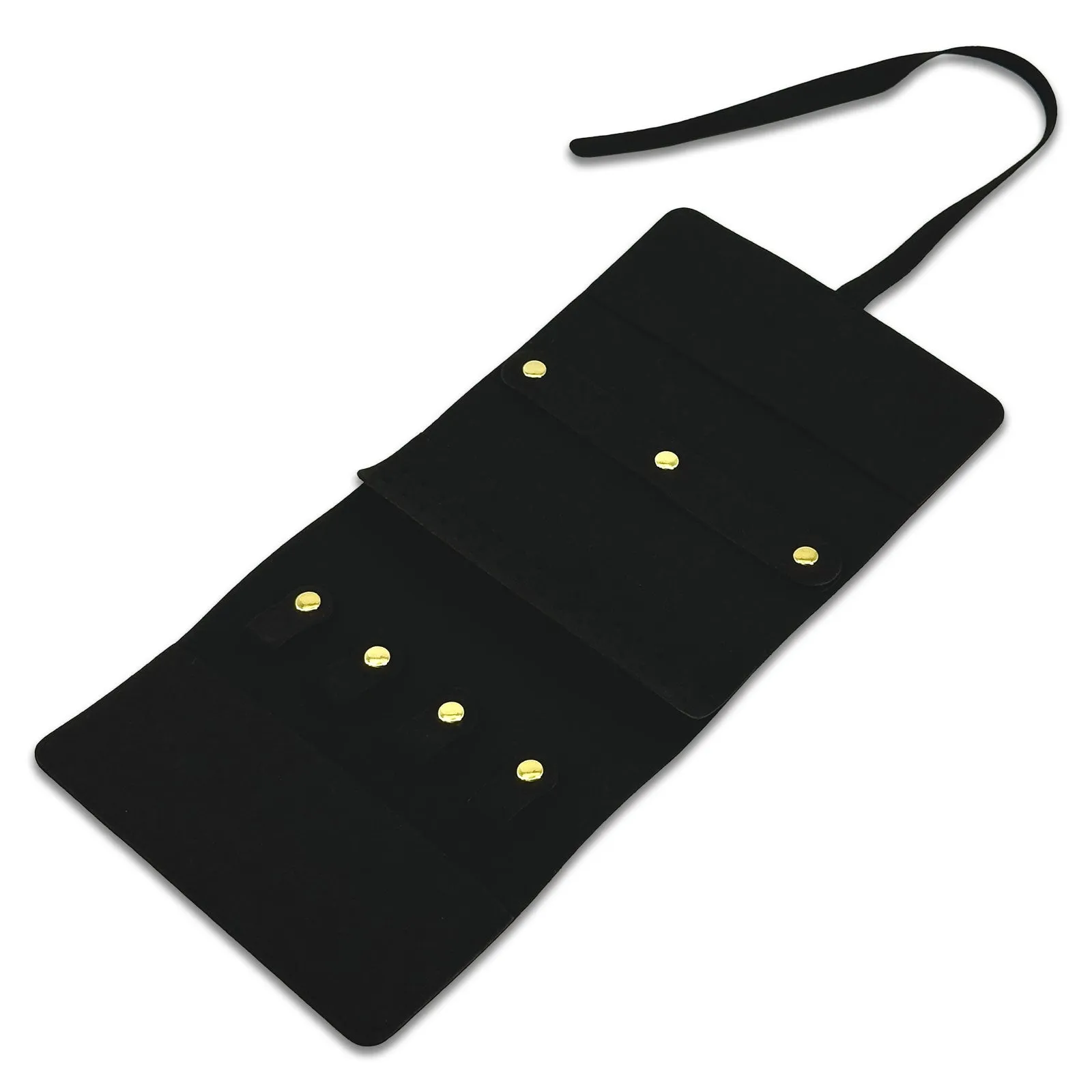 7" x 15" Microfiber Combination Storage Jewelry Roll