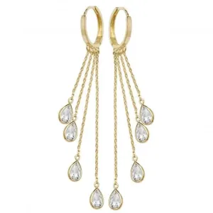 9ct Yellow Gold Drop Earrings ER1123