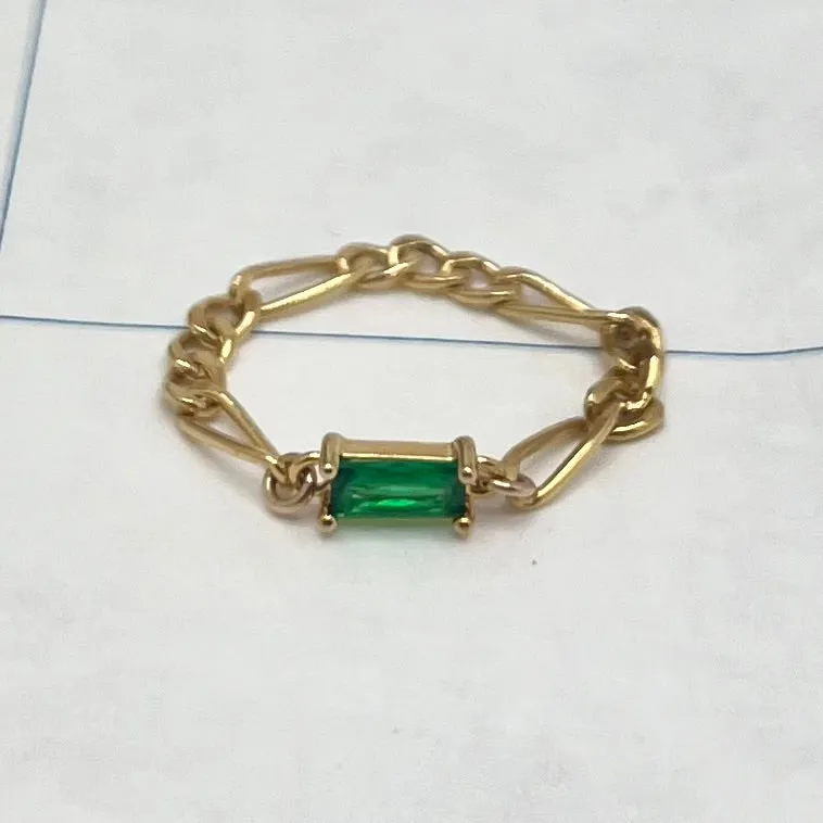 ABLE Emerald Chain Ring - Nashville, USA