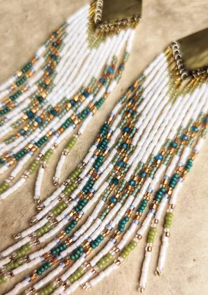 Amy Green Apatite Seed Bead Earrings