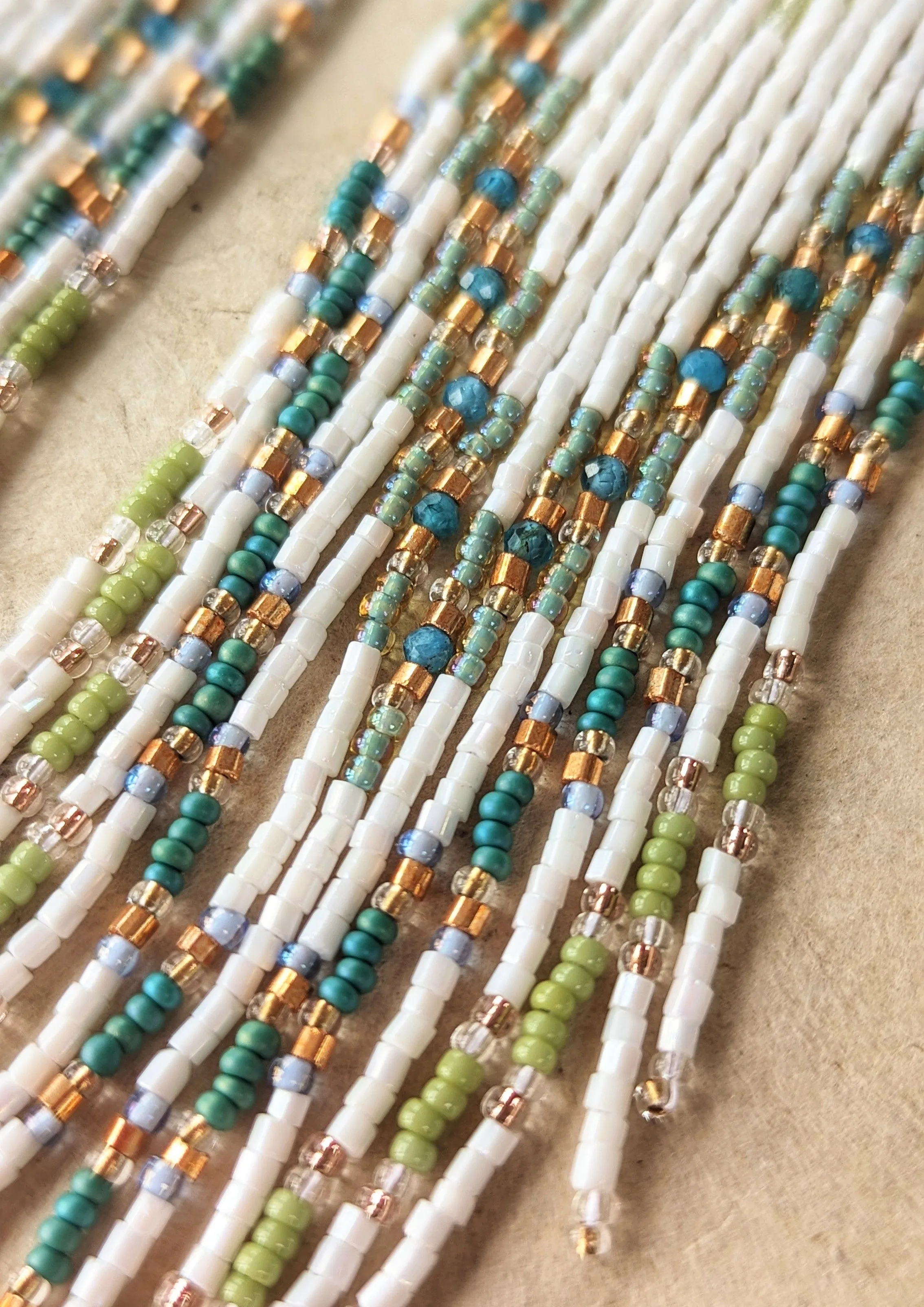 Amy Green Apatite Seed Bead Earrings