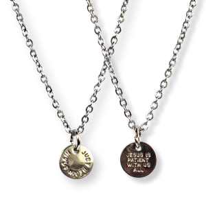 Begin Again Silver Christian Charm Necklace