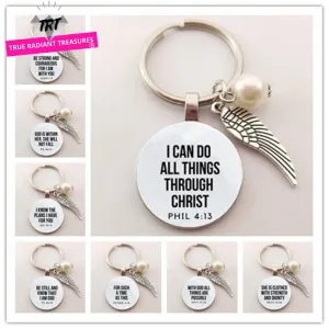 Bible Verse Key Chains