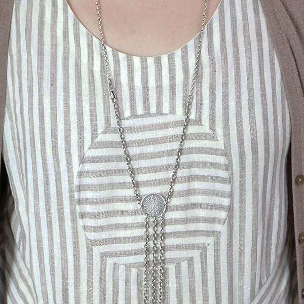 Bohemian Chains of Silver Necklace
