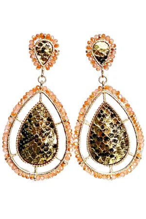 Bold & Beaded Earrings