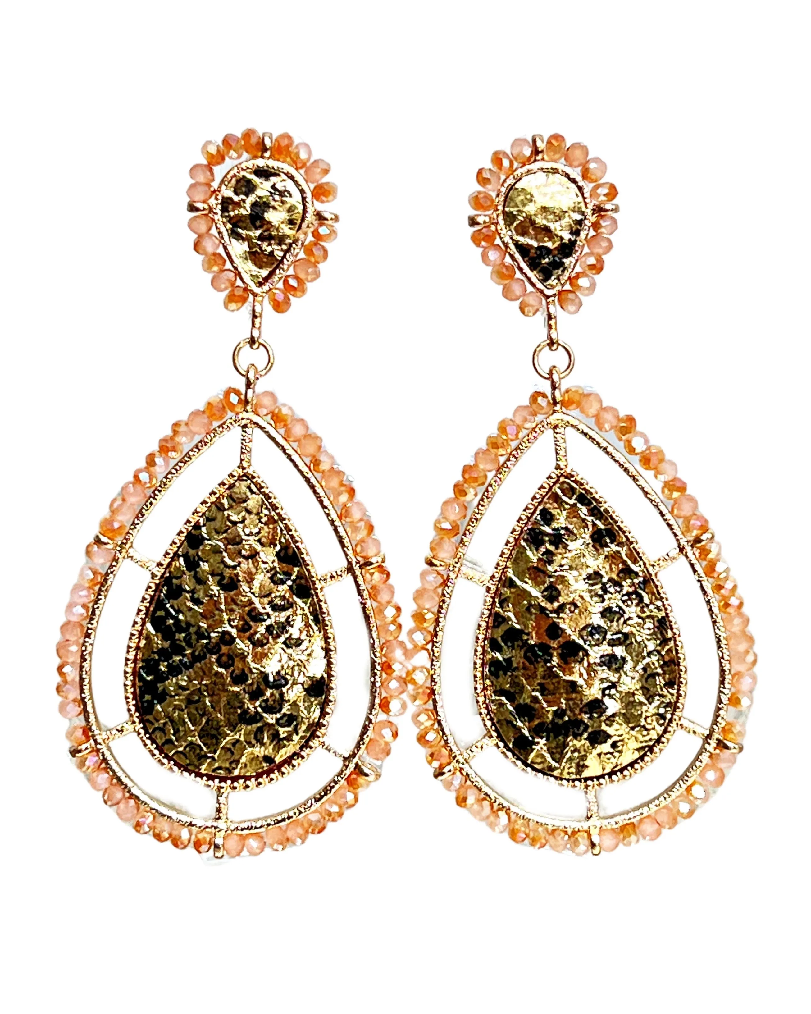 Bold & Beaded Earrings