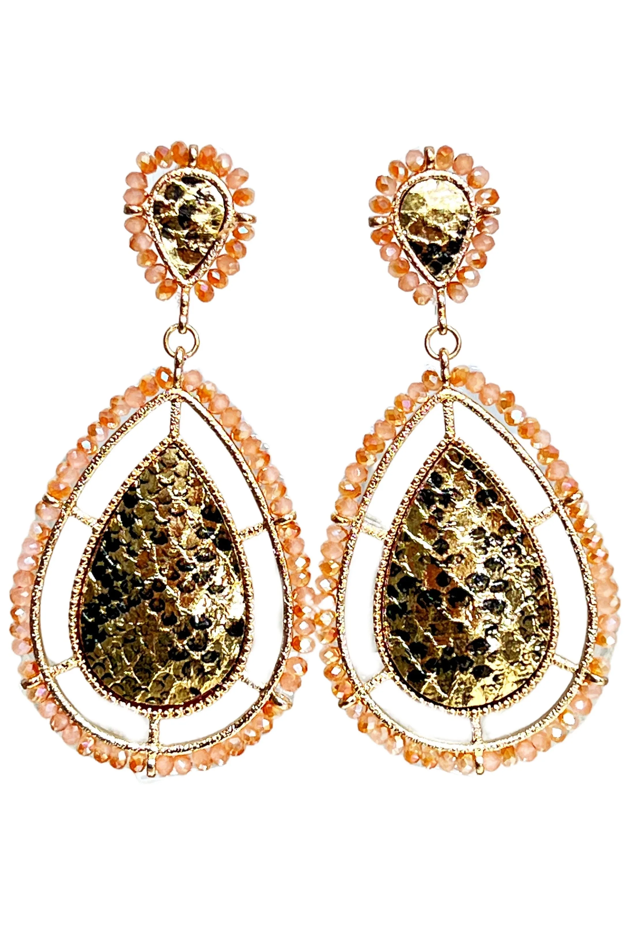 Bold & Beaded Earrings