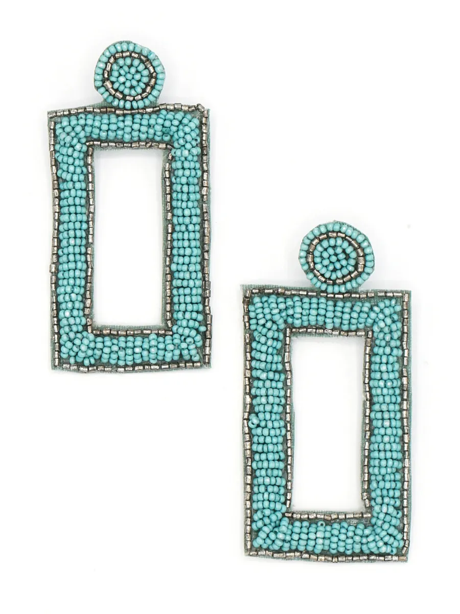 Bold Beaded Earrings