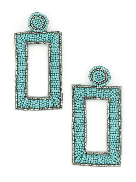 Bold Beaded Earrings