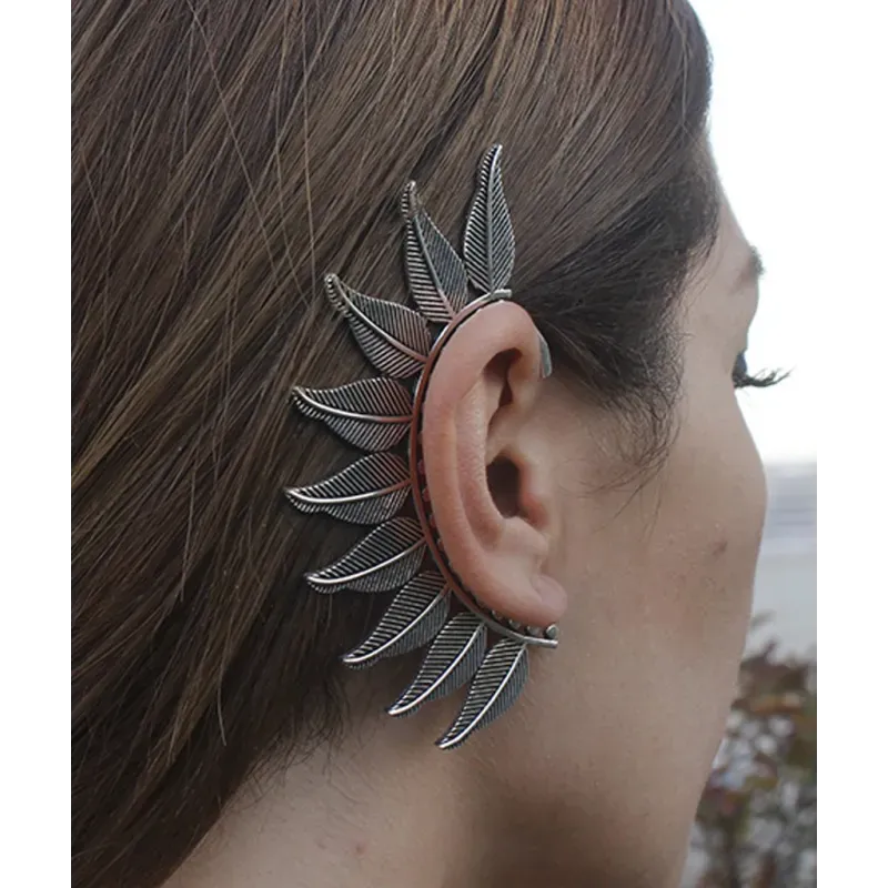 Bold Boho Leaf Earcuff