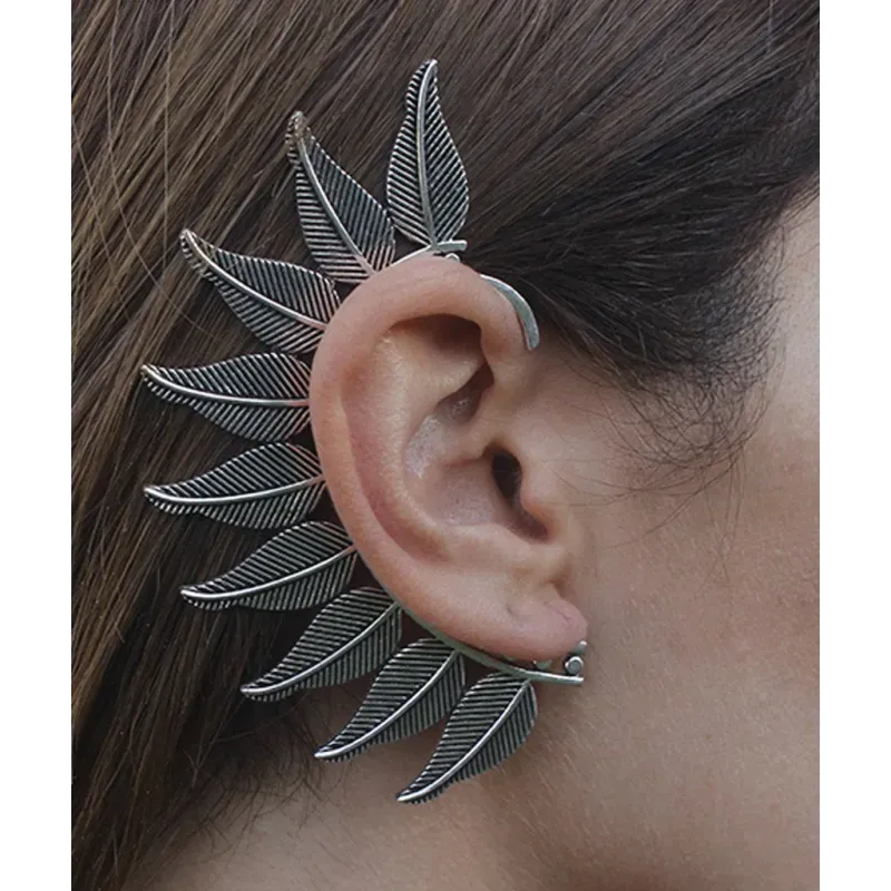 Bold Boho Leaf Earcuff