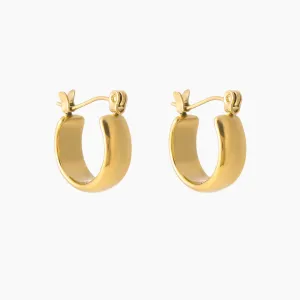 Bold Dome Hoop Earrings