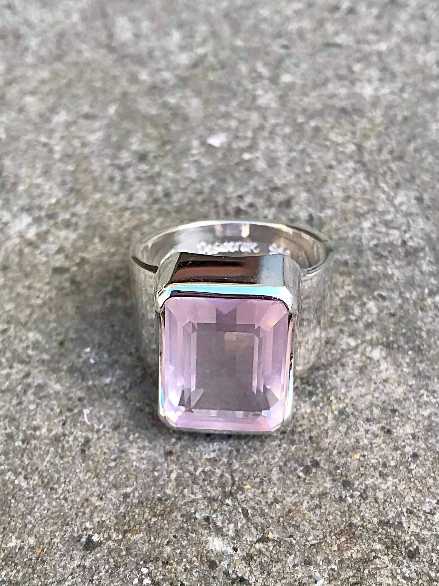 Bold Rose Quartz Ring