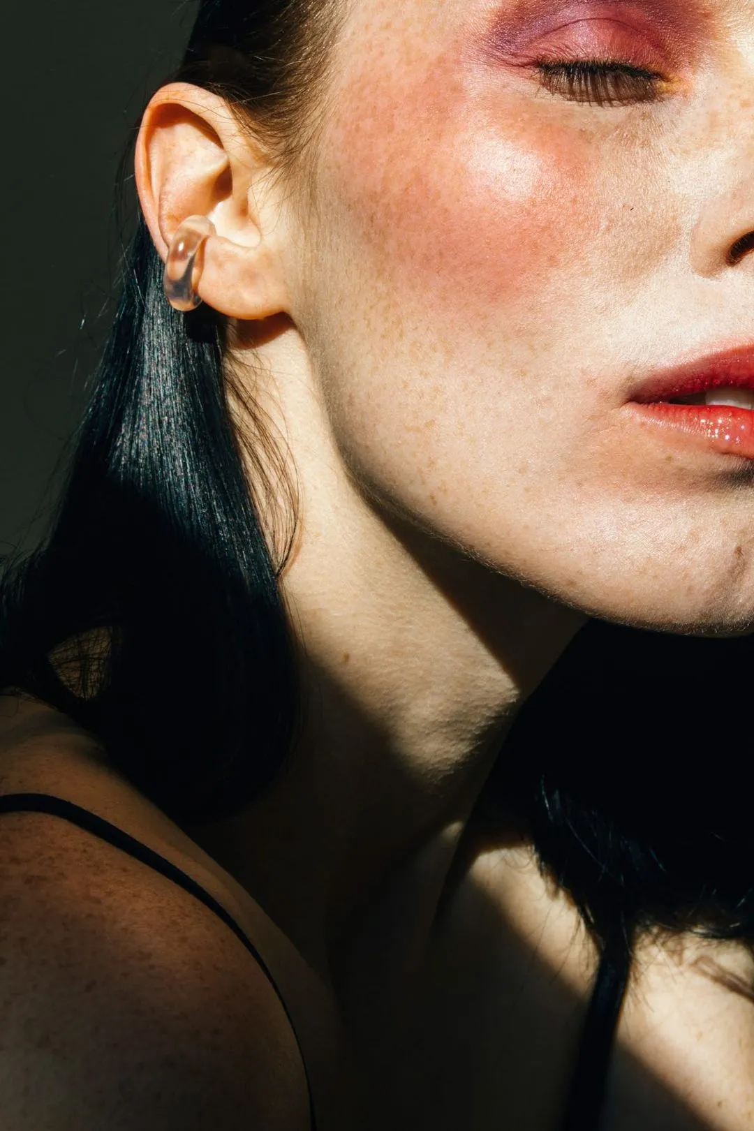 Bold Semiprecious Ear Cuff