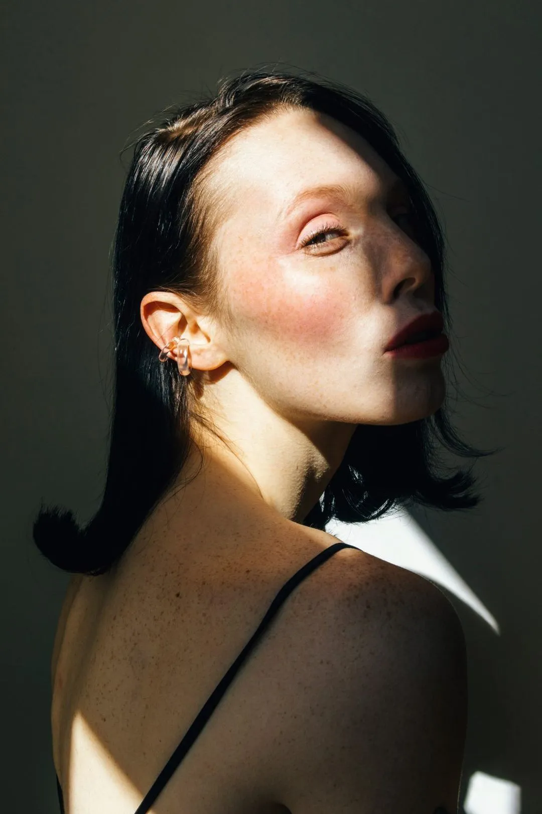 Bold Semiprecious Ear Cuff