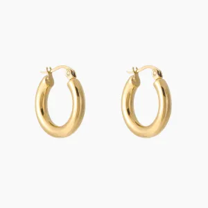 Bold Tube Hoop Earrings