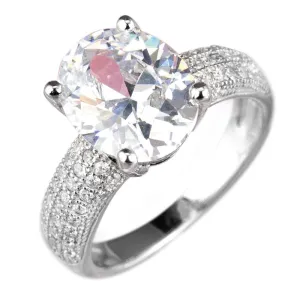 Caravella Rhodium Ring