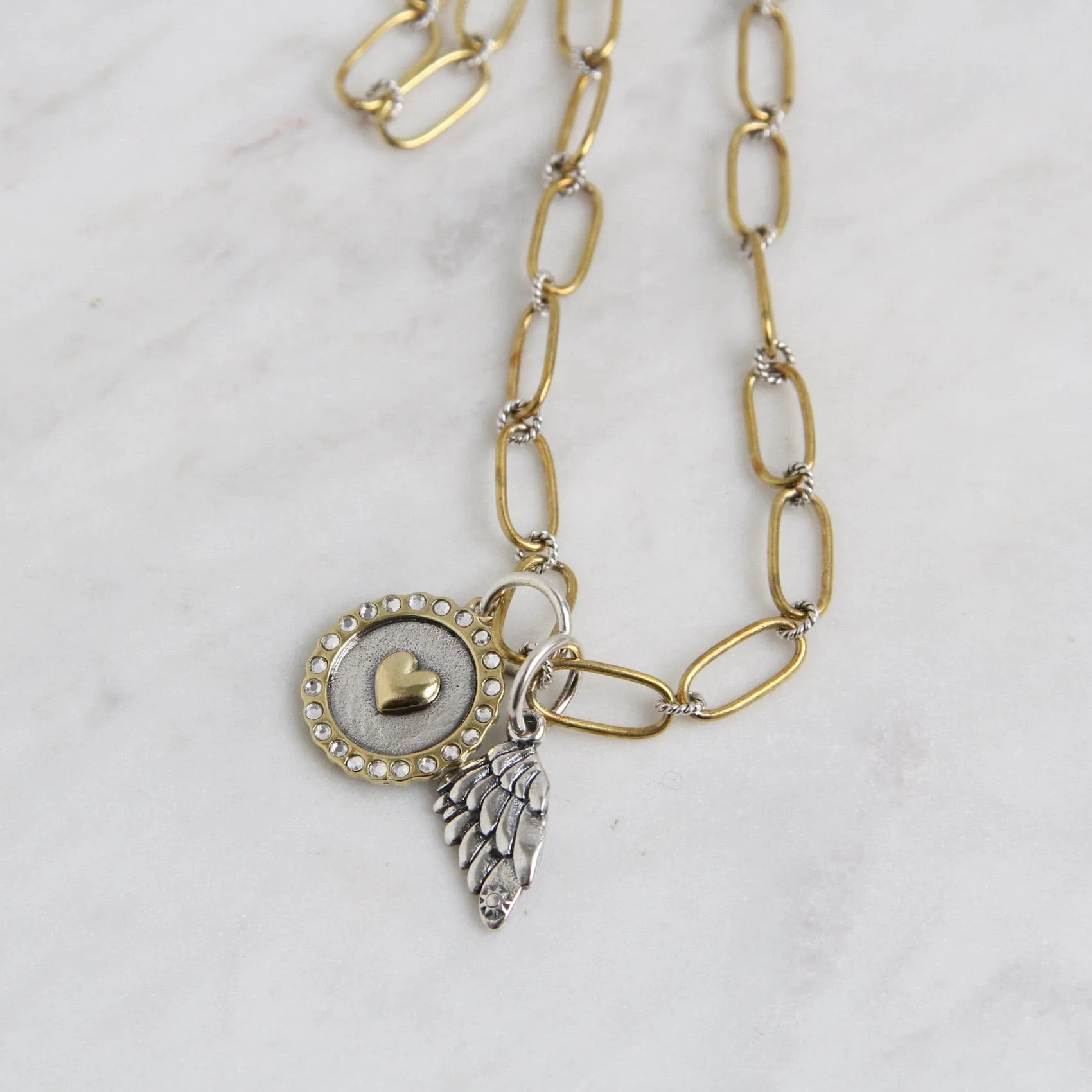 Carry You Forever Wing Charm