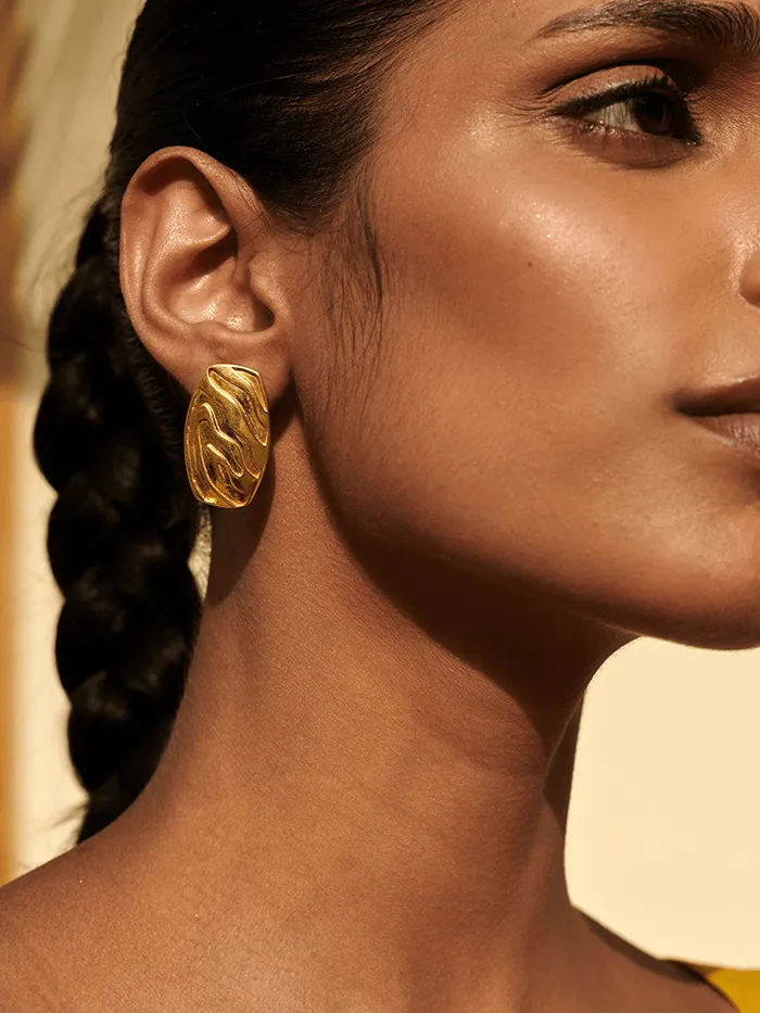 Carved Stripe Studs
