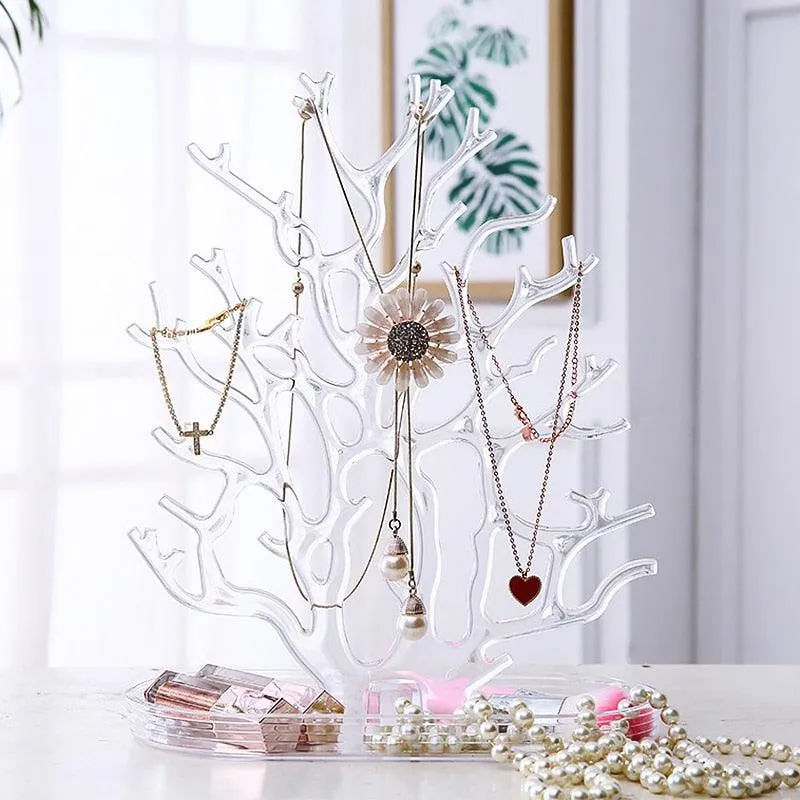 Chic Antler-Inspired Jewelry Display Stand: Showcase Your Treasures with Elegance