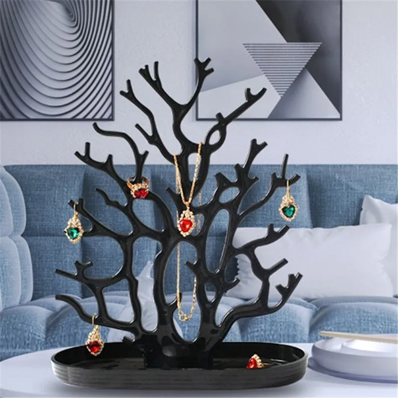 Chic Antler-Inspired Jewelry Display Stand: Showcase Your Treasures with Elegance