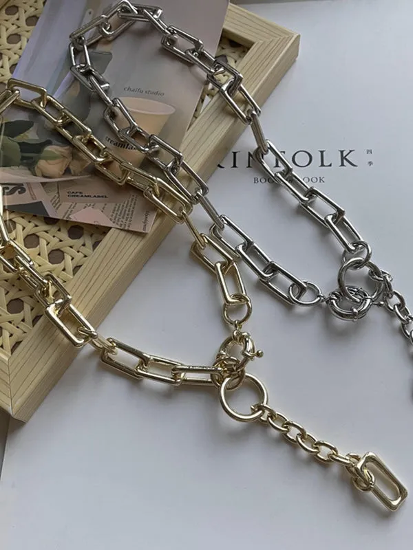 Chicmy-Simple Normcore Chain Necklace