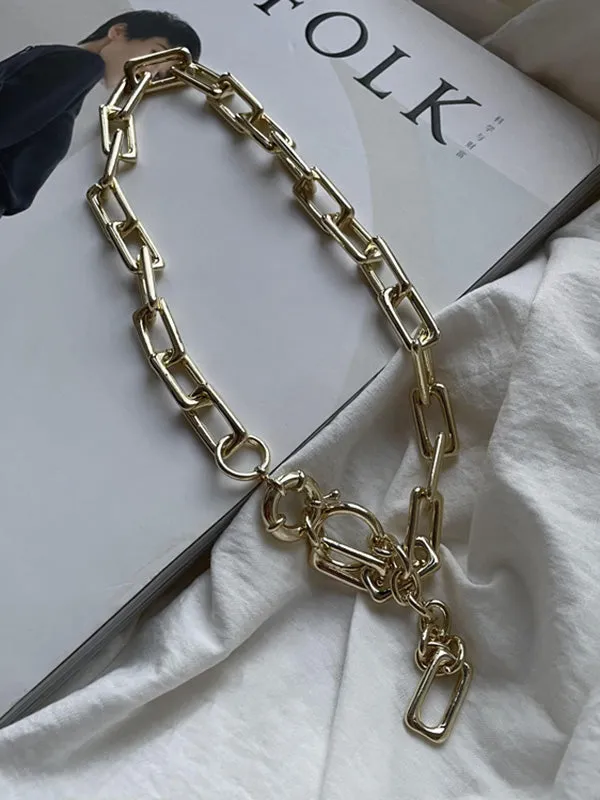 Chicmy-Simple Normcore Chain Necklace