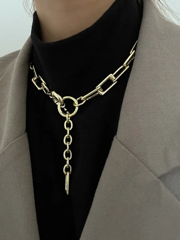 Chicmy-Simple Normcore Chain Necklace