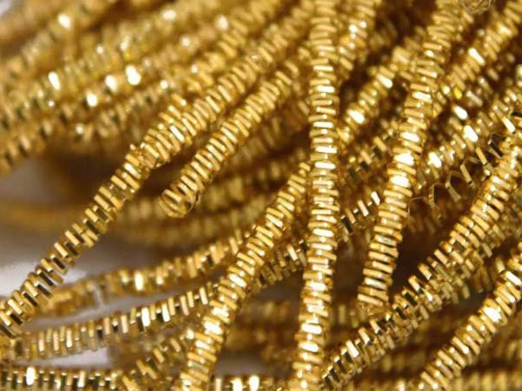 Dark Gold Nakshi / Bullion Wire
