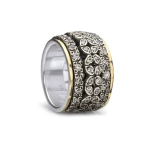 Destiny Silver and Gold Fidget Ring