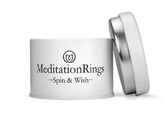 Destiny Silver and Gold Fidget Ring