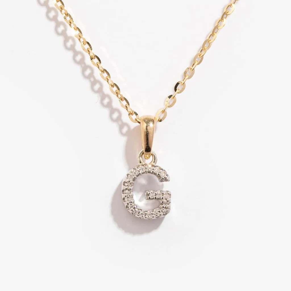 Diamond - G - Necklace | 9ct Gold