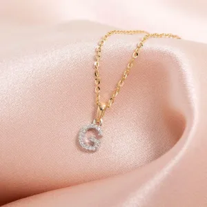 Diamond - G - Necklace | 9ct Gold